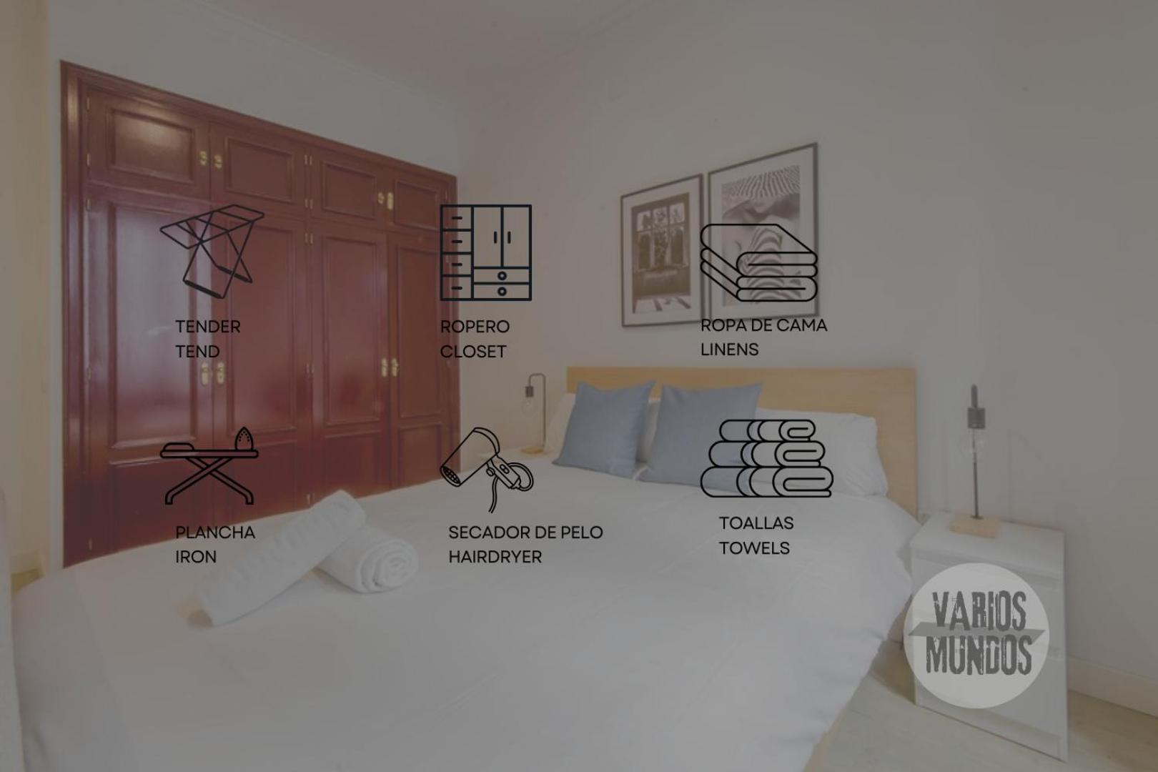 Beautiful Loft Para 3Pax En Huertas-Cortes Madrid Bagian luar foto