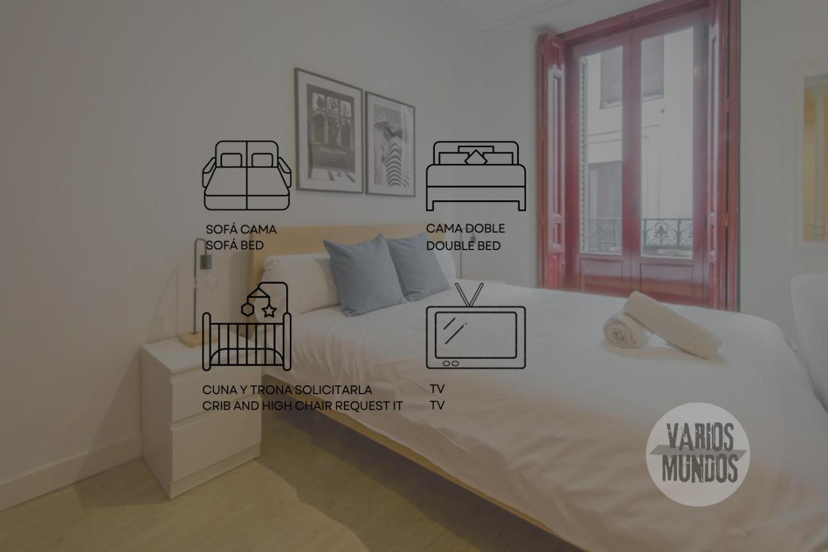 Beautiful Loft Para 3Pax En Huertas-Cortes Madrid Bagian luar foto